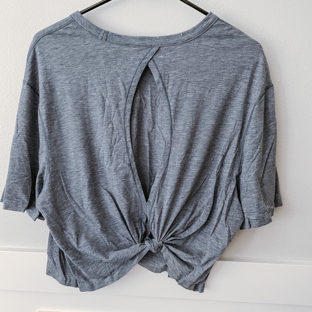 Rare Lululemon Tie-back Tee, size 6